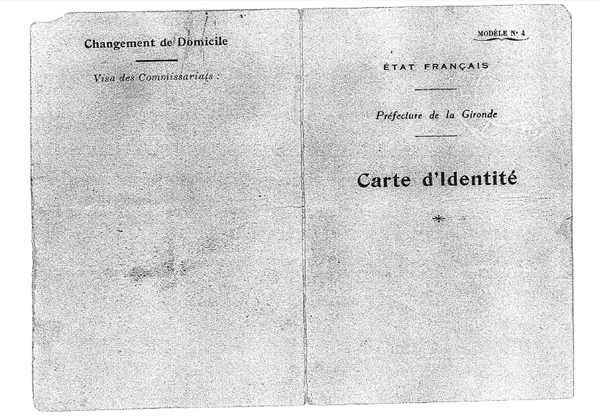 Arthur's forged identity papers