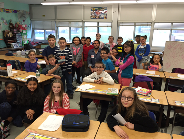 Seth Meyerowitz speaking at Michael Stokes School